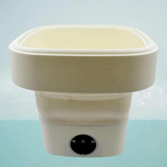 Folded mini portable washing machine compact for easy storage