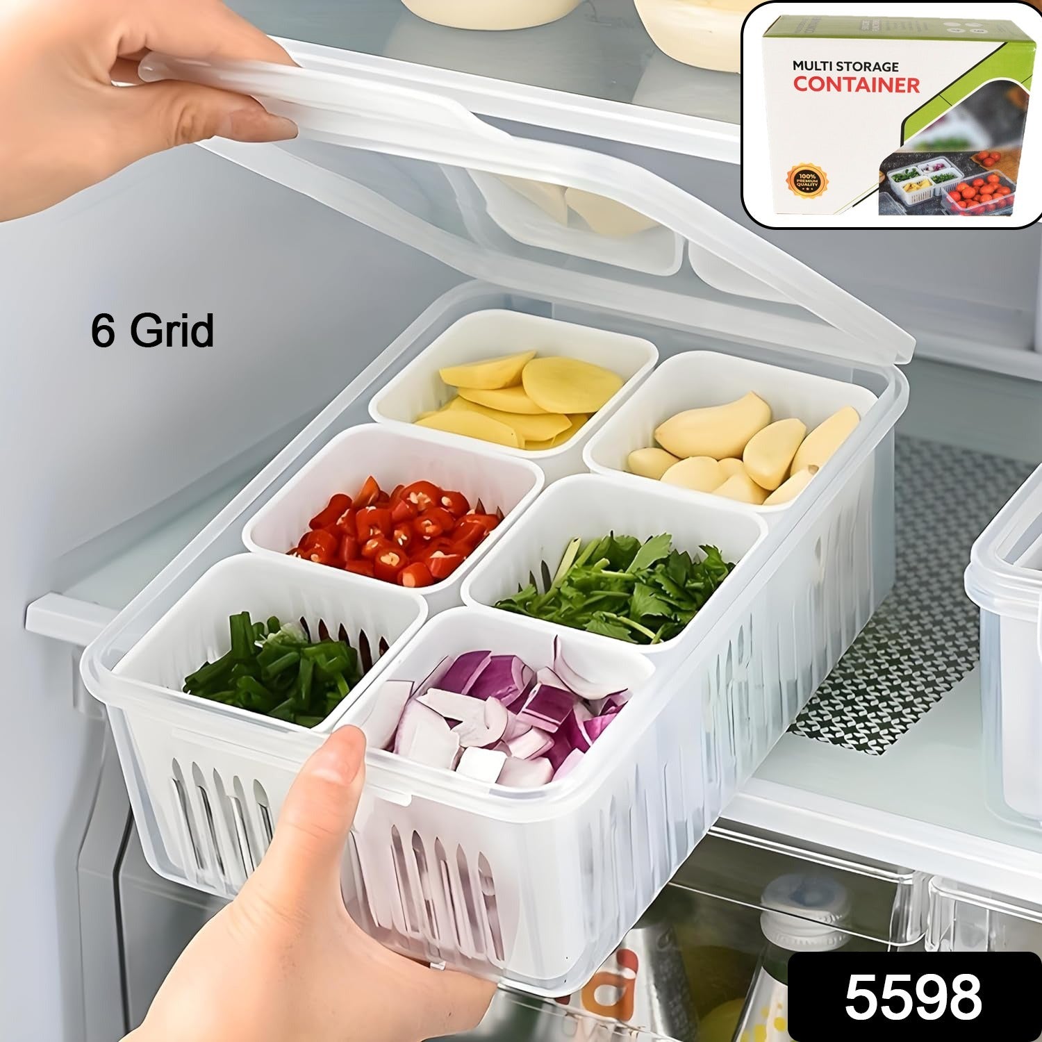 Durable plastic freezer storage container with sealed lid