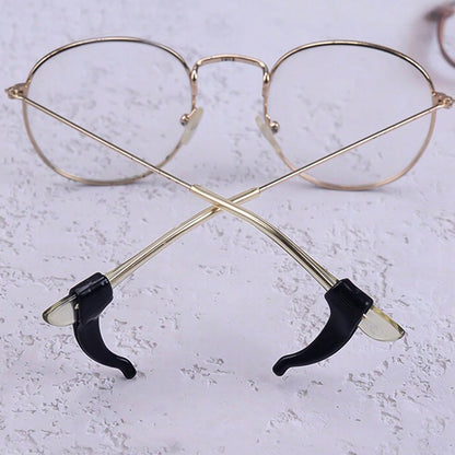 Soft Silicone Eyeglasses Ear Grips, Non-slip silicone ear pads for reading and gaming glasses