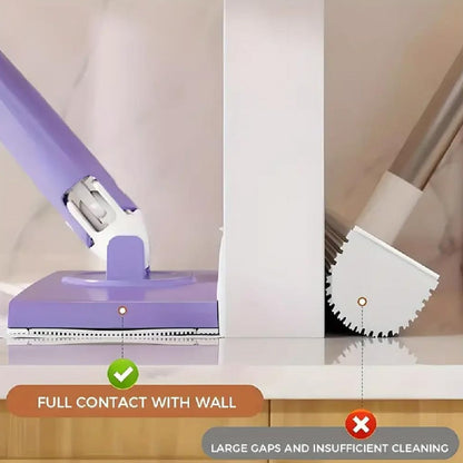 Hands-free cloth changing mini mop for kitchen bathroom