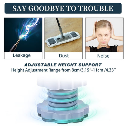 Washing machine support pads used under dryer and refrigerator