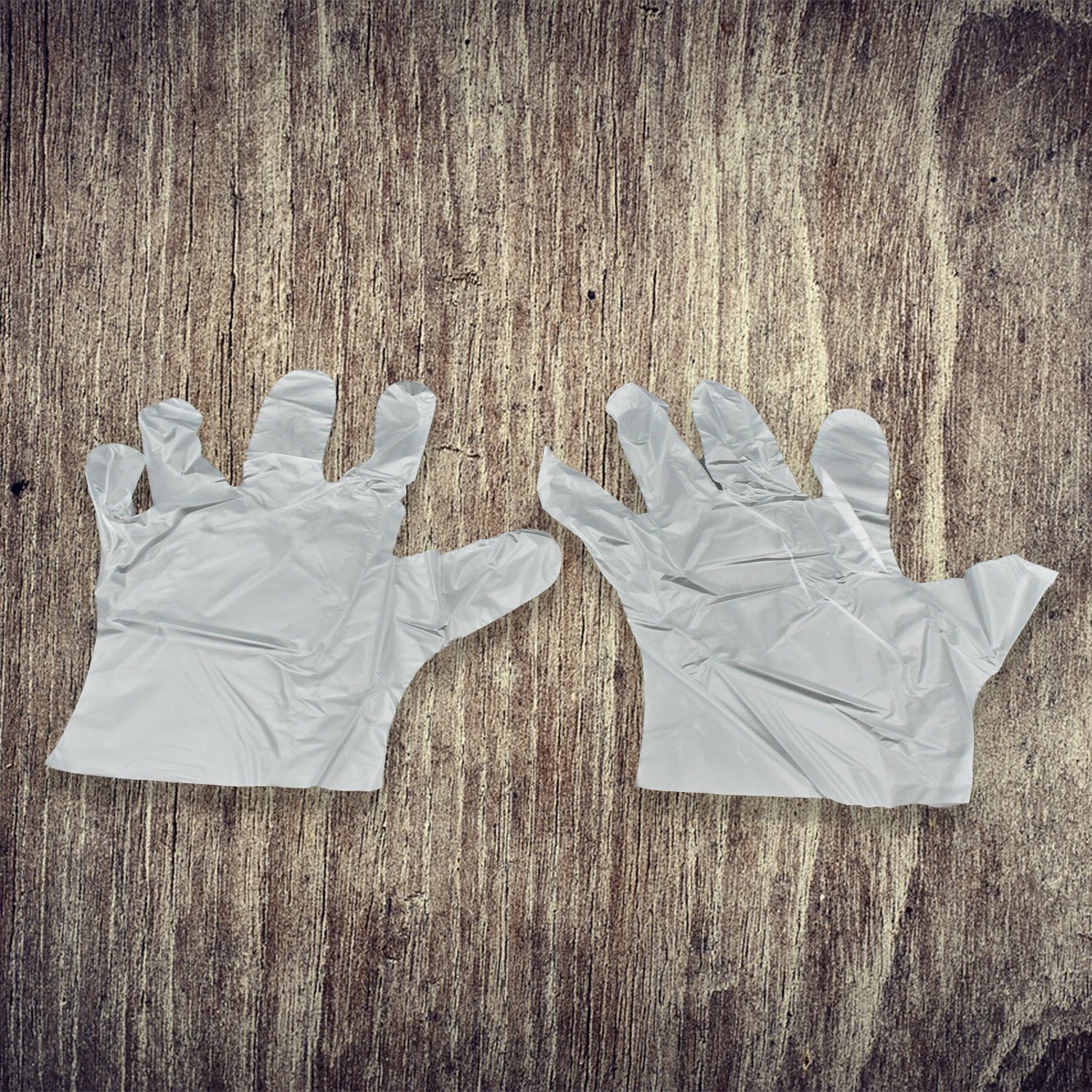 Lightweight plastic gloves for home, kitchen, and hotel use