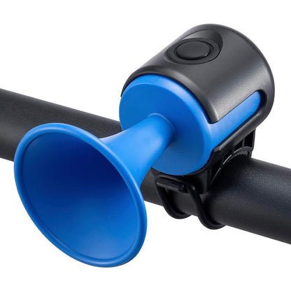 Electronic bicycle horn with single sound mode and long standby