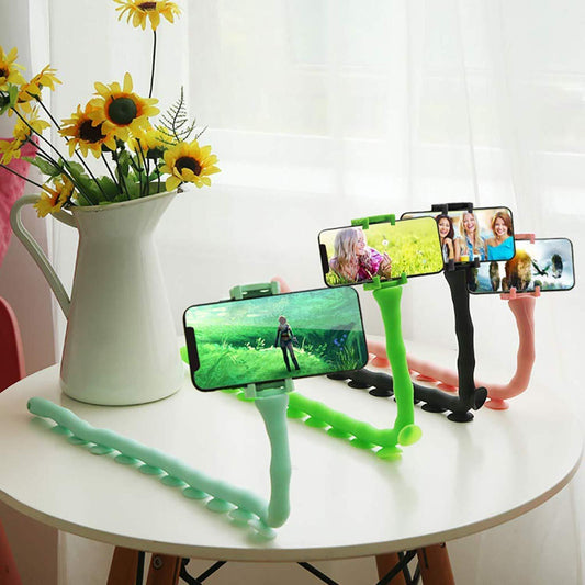 Mobile Phone Holder flexible worm design for desk use