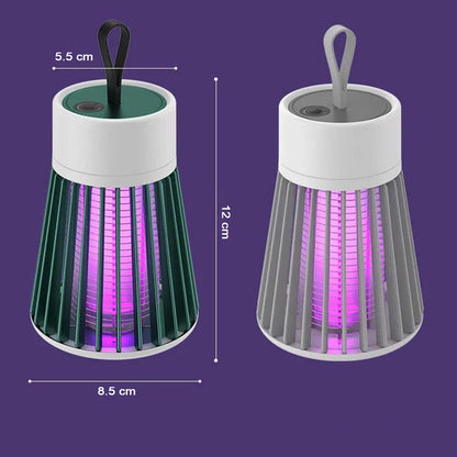 USB bug zapper mosquito trap with noise reduction feature