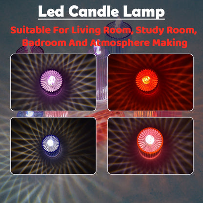 Big simple crystal LED candle lamp for home decoration, Living room, study room, bedroom and atmosphere making