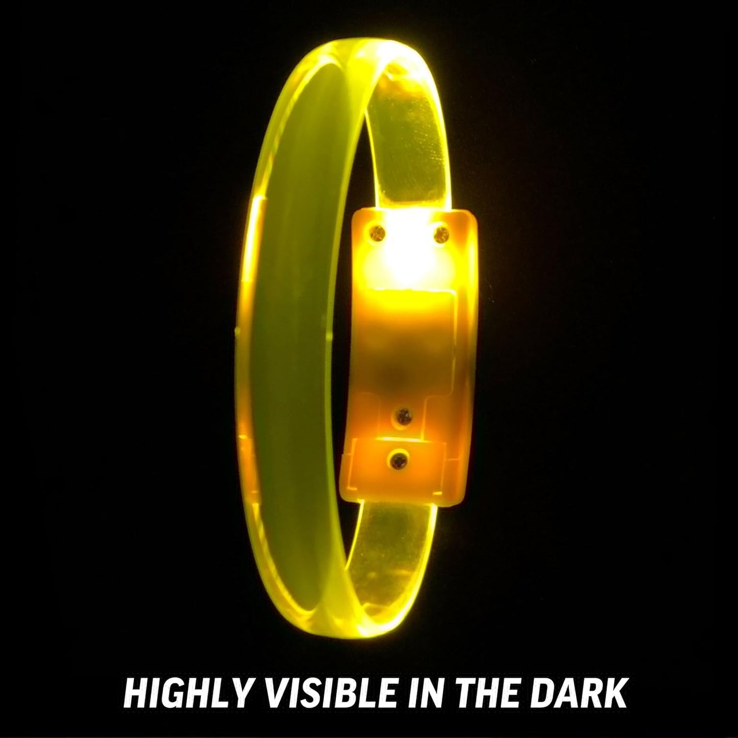 RunBright LED Bracelet, LED light up bracelet with replaceable batteries included
