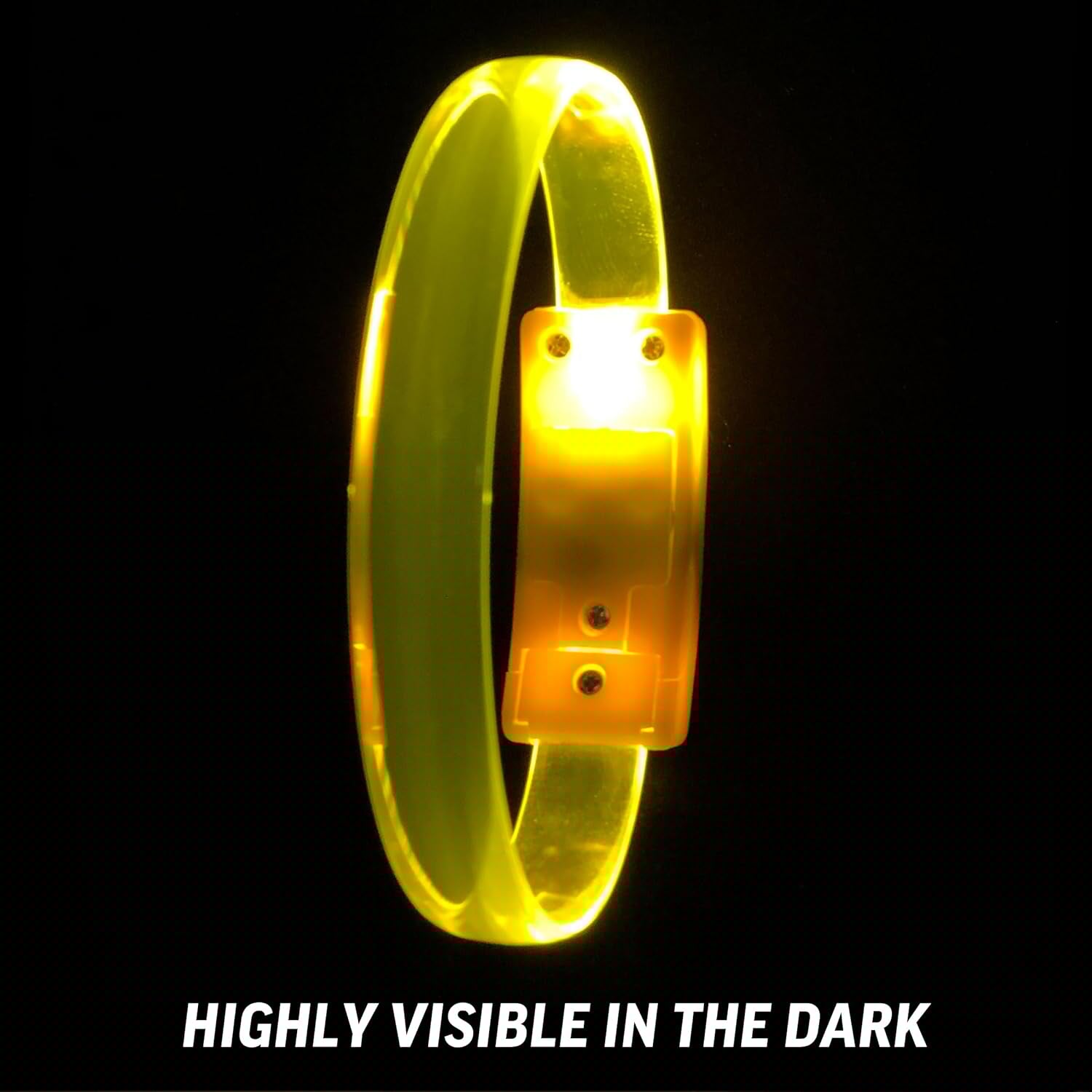 RunBright LED Bracelet, LED light up bracelet with replaceable batteries included