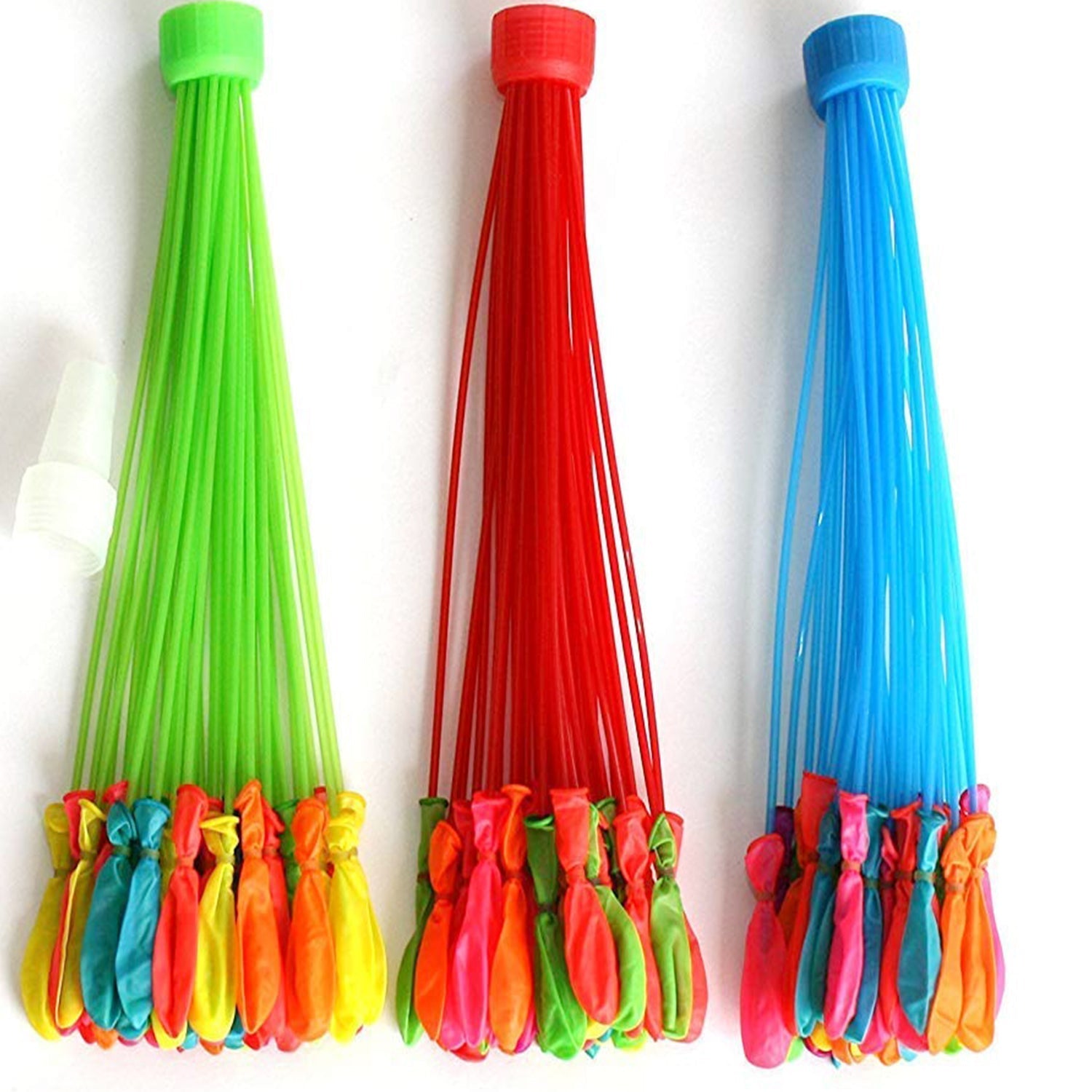 Kids enjoying water balloon fights with magic self-sealing balloons