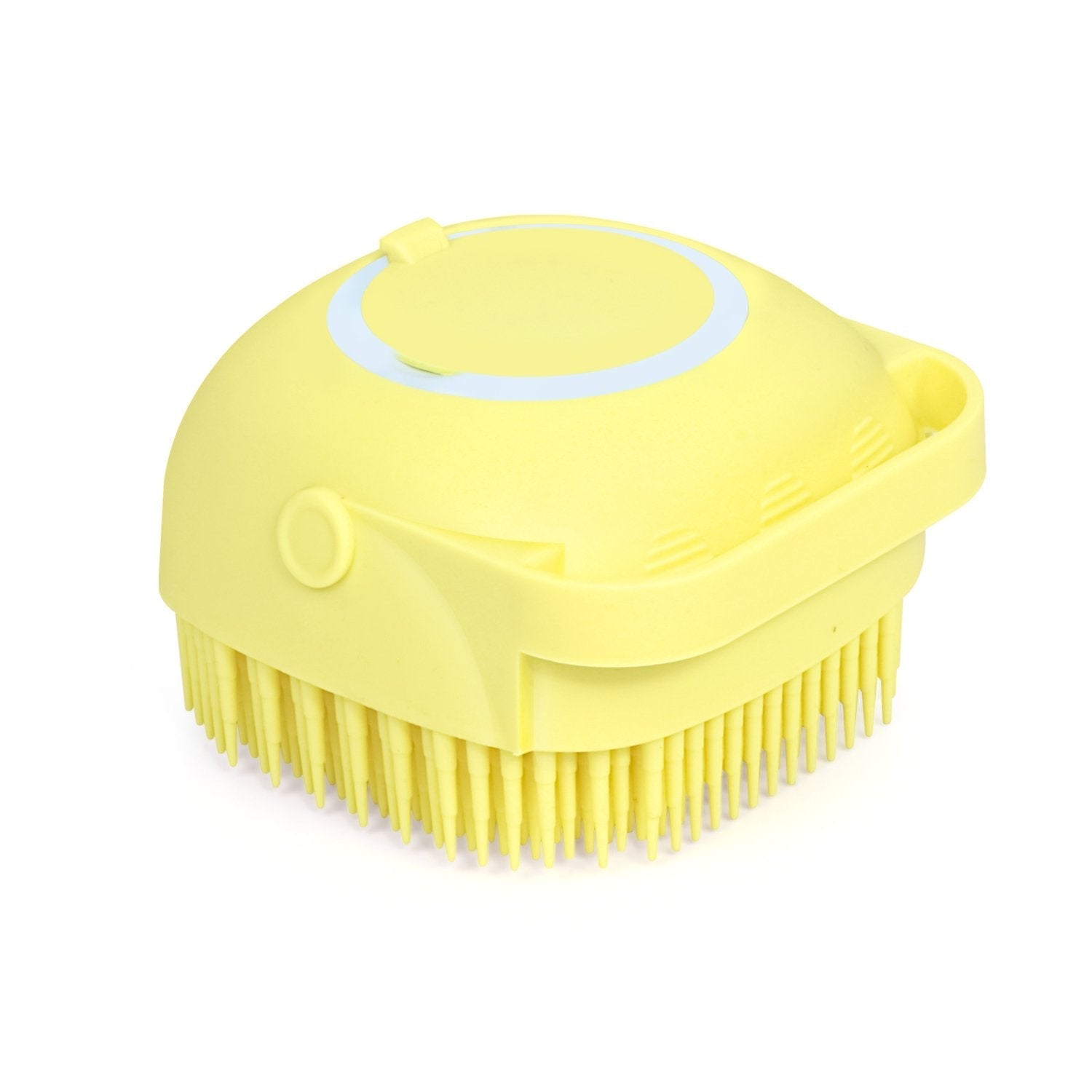 Body scrubber brush made of silicone, designed for sensitive skin, offering hygienic and efficient cleansing