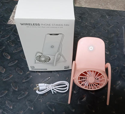 Multi-function personal fan, USB rechargeable, adjustable wind speeds