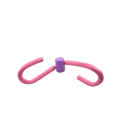 Compact thigh toner fitness equipment with resistance spring