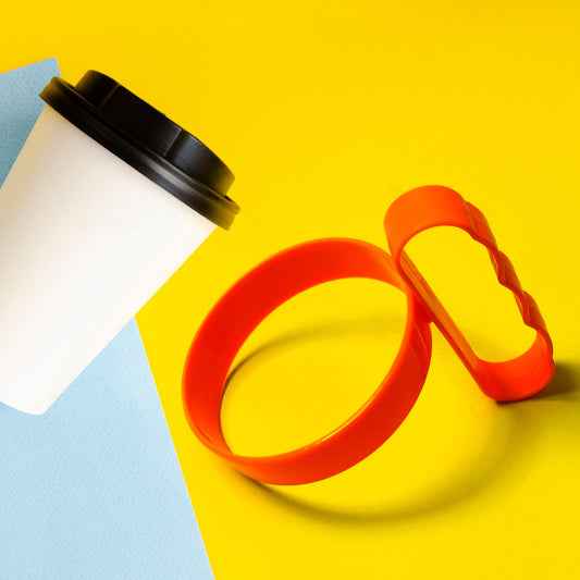 Plastic cup handle anti-slip BPA-free accessory for small cups