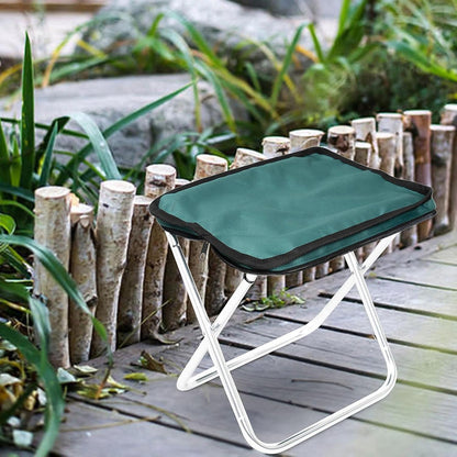 Trek Lite Folding Stool, Portable collapsible stool for fishing hiking and camping trips