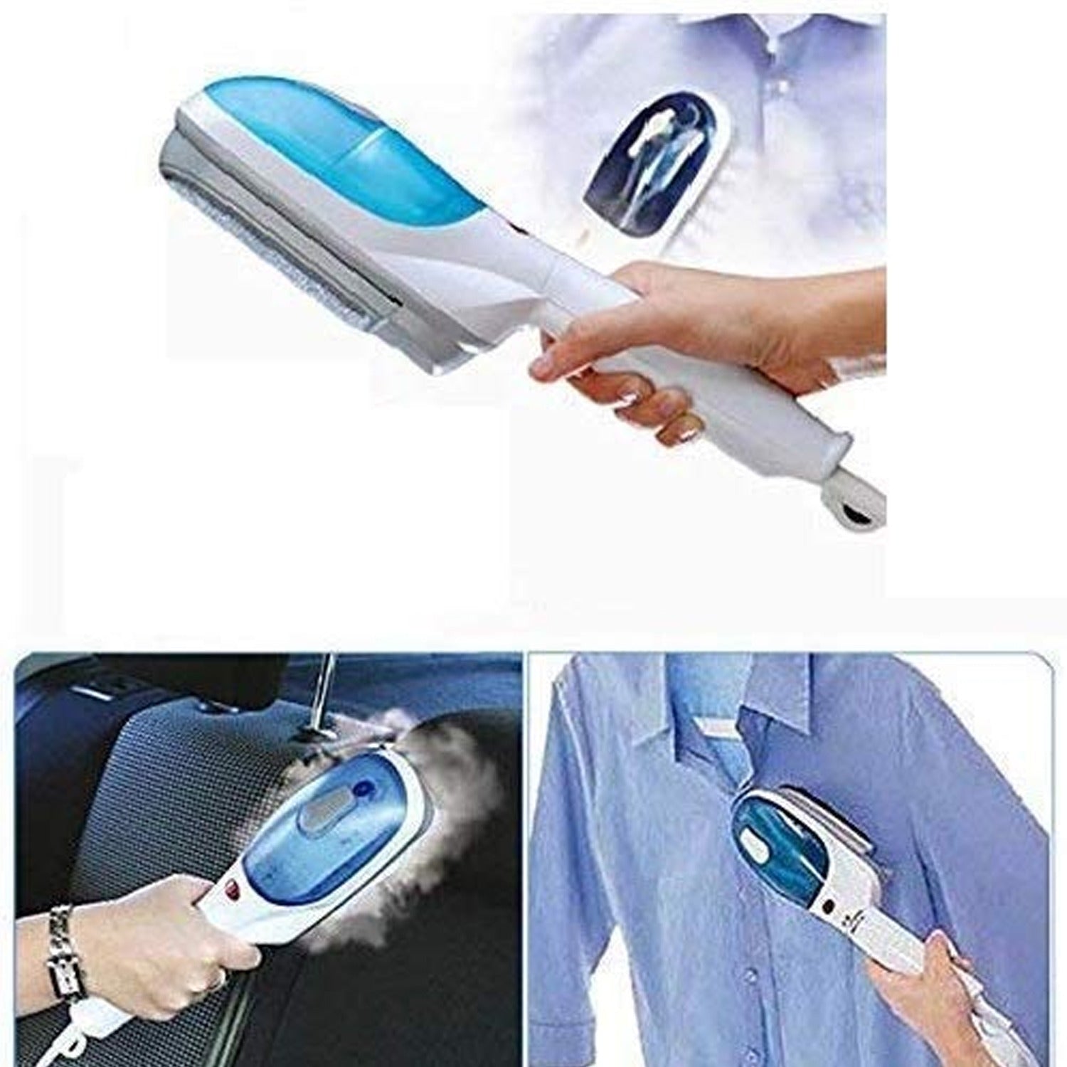 Handheld garment steamer compact wrinkle remover for clothes