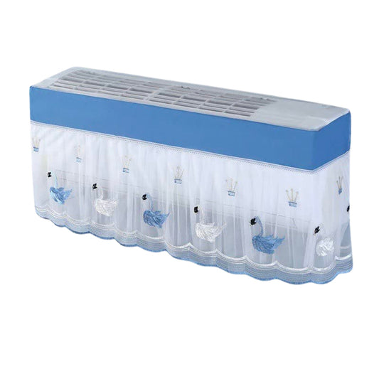 Washable embroidered AC cover for 1 ton split air conditioner