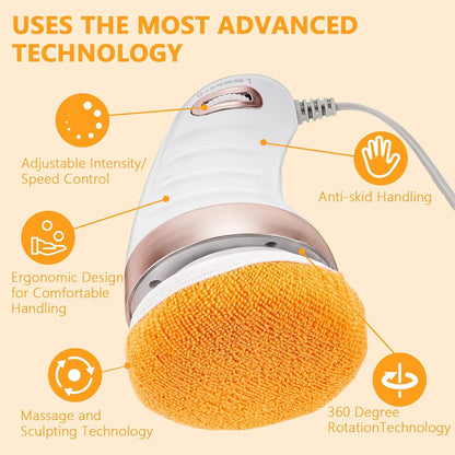 Spa style home massager machine improving circulation and toning