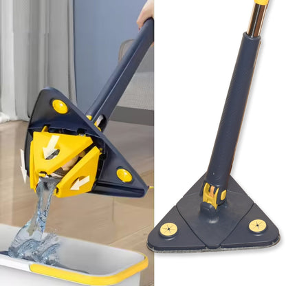 Adjustable stainless steel pole mop cleaning under sofa furniture