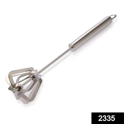 Manual mixi hand blender stainless steel. stainless steel hand blender, egg beater mixer, lassi blender, milk frother whisk, manual kitchen whisk, semi automatic hand mixer