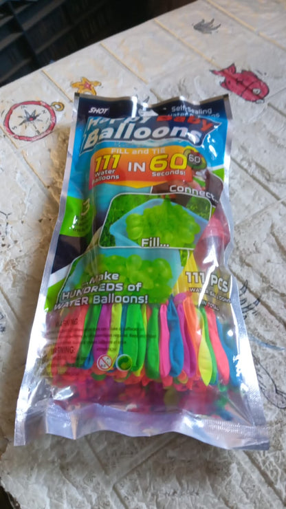 Magic self-sealing water balloons for hassle-free water fights