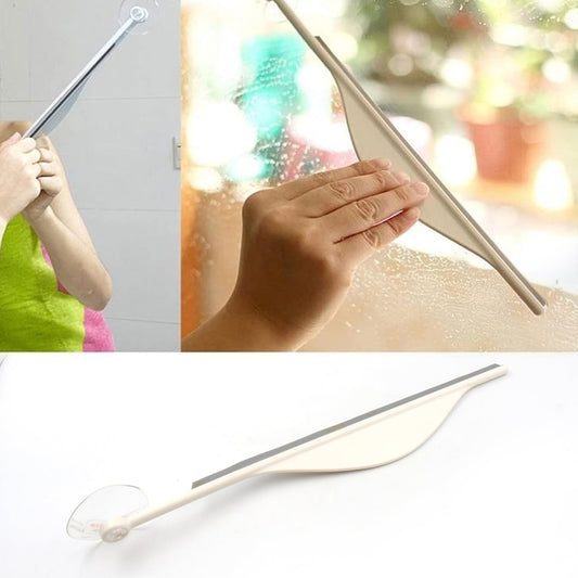 Shower squeegee glass wiper for bathroom mirror cleaning