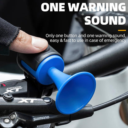 Lightweight loud bike horn suitable for city commuting