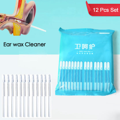 Sticky silicone ear cleaner stick with soft rubber head