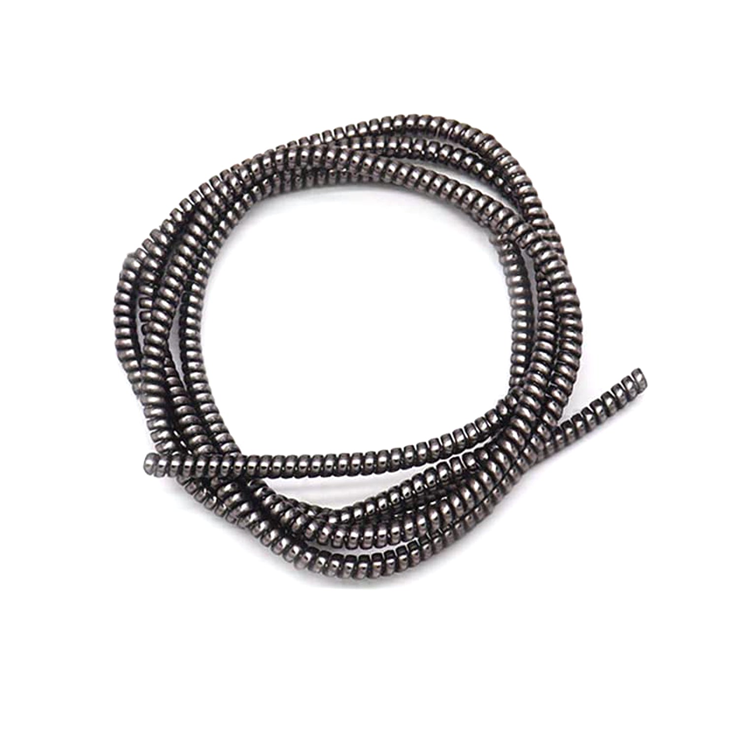 Headphone cord metallic spiral wire repair protection wrap