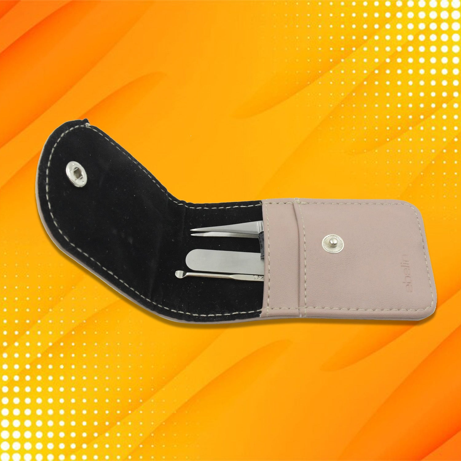 Compact nail cutter set with ergonomic grip and sharp blades
