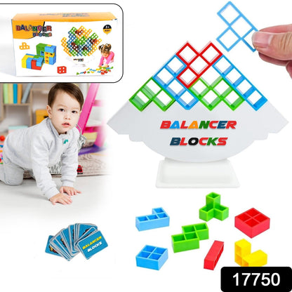 Family party fun stacking tower game for kids and adults