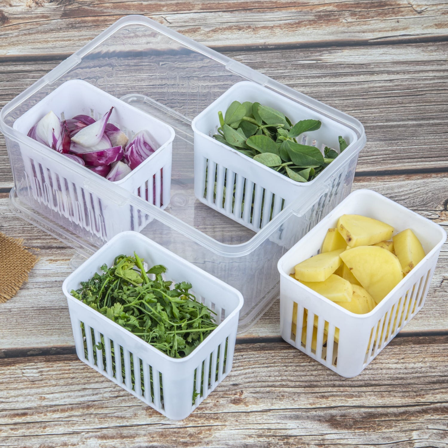 Freezer safe food container with breathable design