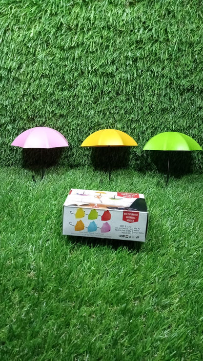 Creative decorative umbrella hook for office desk accessories and keys