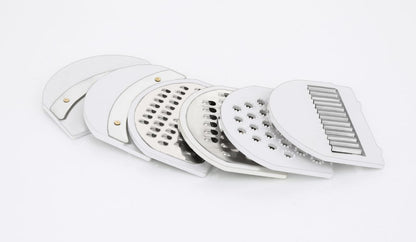 Versatile vegetable cutter and slicer with drain basket. vegetable cutter with drain basket, 9 in 1 slicer, kitchen fruit cutter, multi-function vegetable slicer, slicer with detachable blades, salad maker cutter