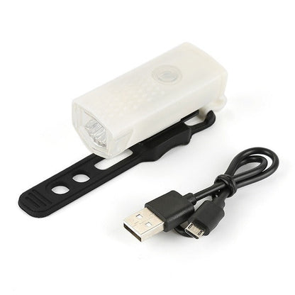 USB bike headlight, 400 lumen cycle light, rechargeable bicycle light, smart anti-glare bike lamp, waterproof headlight, cycle front light, USB cycle flashlight, night ride bicycle light, PVC bike light