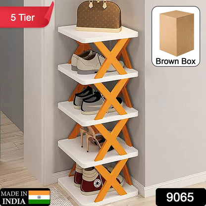 5 layer shoe rack, DIY shoe stand, plastic shoe organizer, small space shoe rack, corner shoe rack, entryway shoe shelf, modular shoe rack, closet shoe storage, narrow shoe rack, space-saving shoe organizer