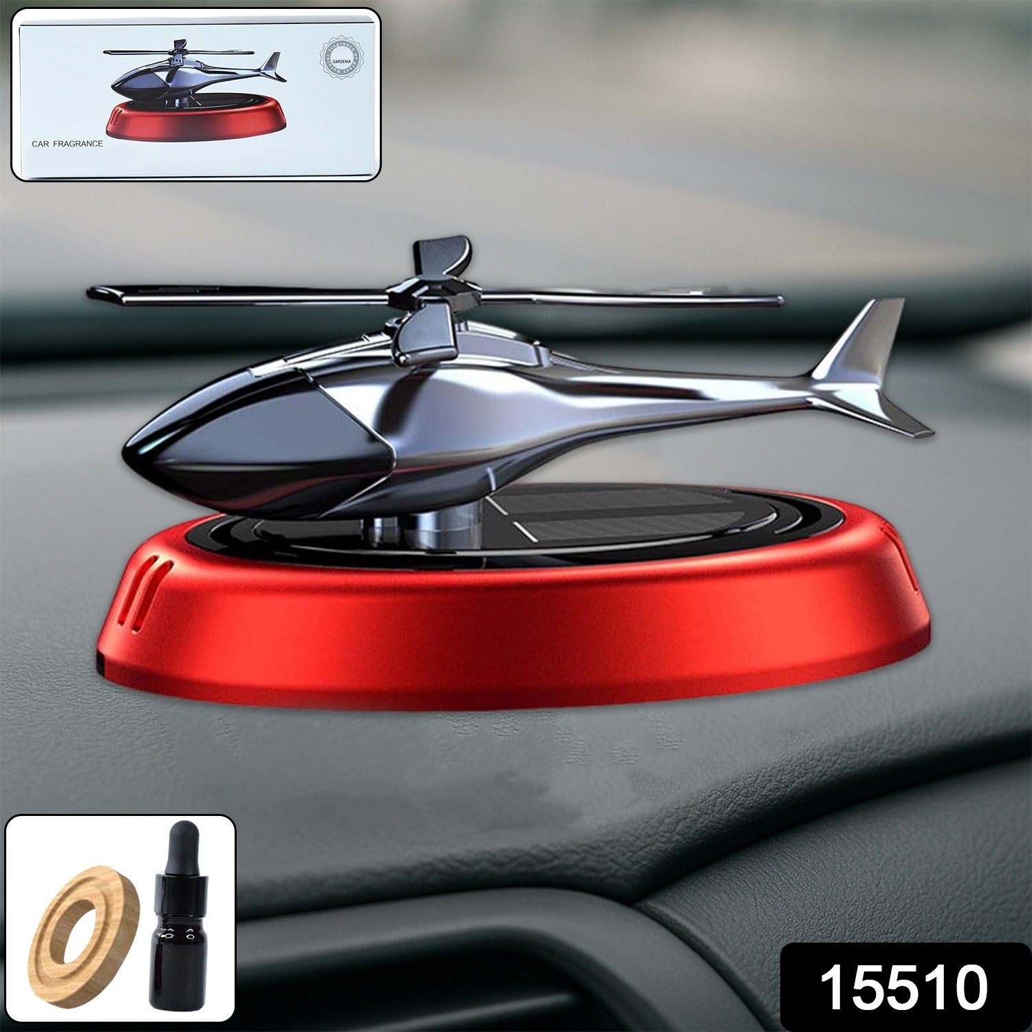 solar car air freshener with automatic rotation, car perfume diffuser with solar energy function,