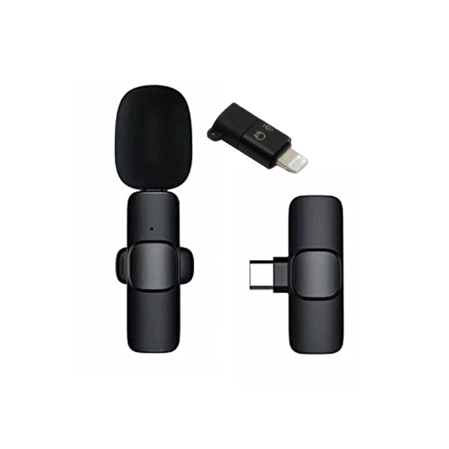 Streaming microphone clipped to shirt for clear live audio