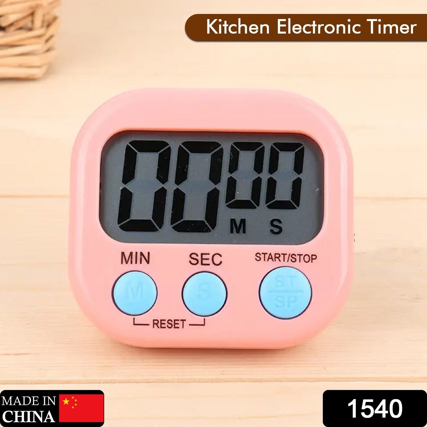Big digit kitchen timer for cooking and office use, digital kitchen timer, countdown timer, cooking timer clock, study timer, office timer, kitchen stopwatch, large display timer, timer for kids, 99 min timer
