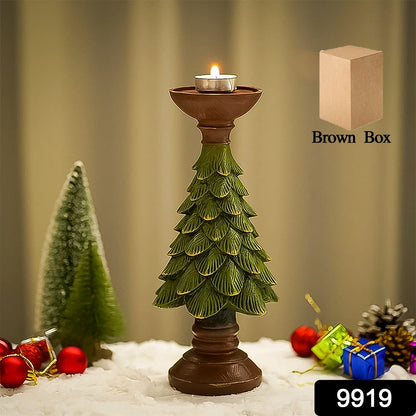  festive table decor candlestick for Xmas, stylish holiday candle holder with tree design, decorative Christmas candlestick for living room, Christmas tree candle stand for dinner table, unique Xmas candleholder for gifting and decor