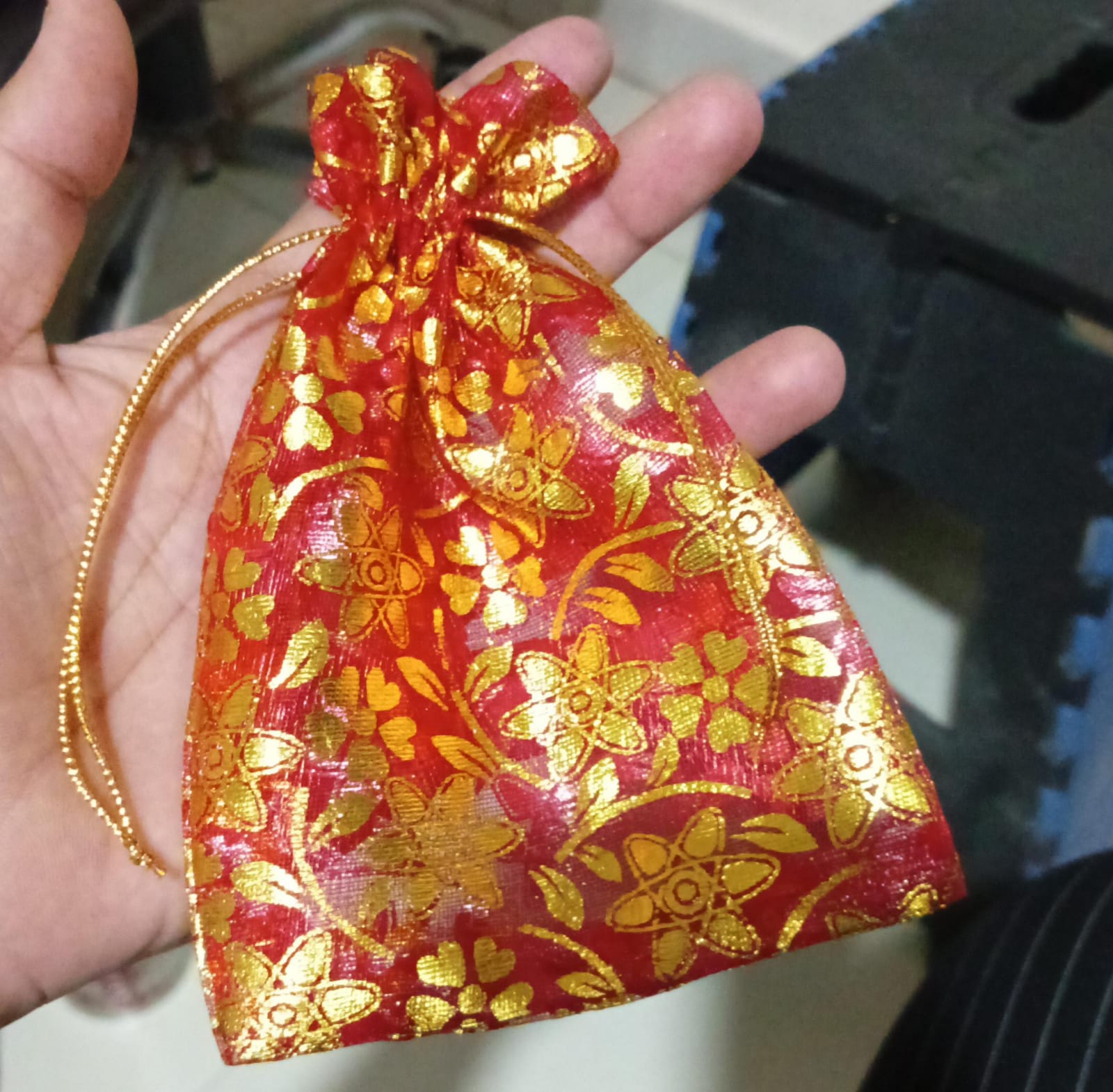 Shagun potli for wedding and parties, potli baba bag, net fabric pouch, dry fruit gift bag, organza pouch, wedding return gift pouch, Indian shagun potli, drawstring pouch, gift packing bag