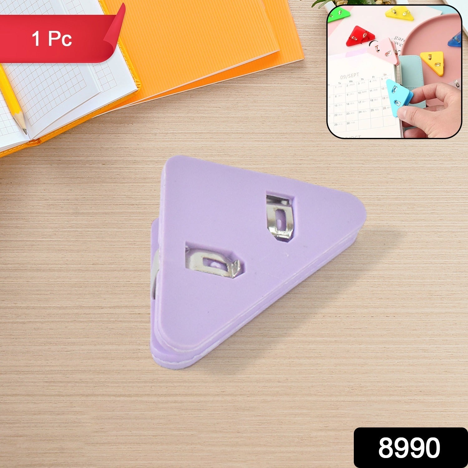 triangle paper clips, document clips, corner clips for paper, paper holding clips, small paper clips, metal document clips, office paper clips, paper corner clip set, paper clips stationery, triangle paper clip India

