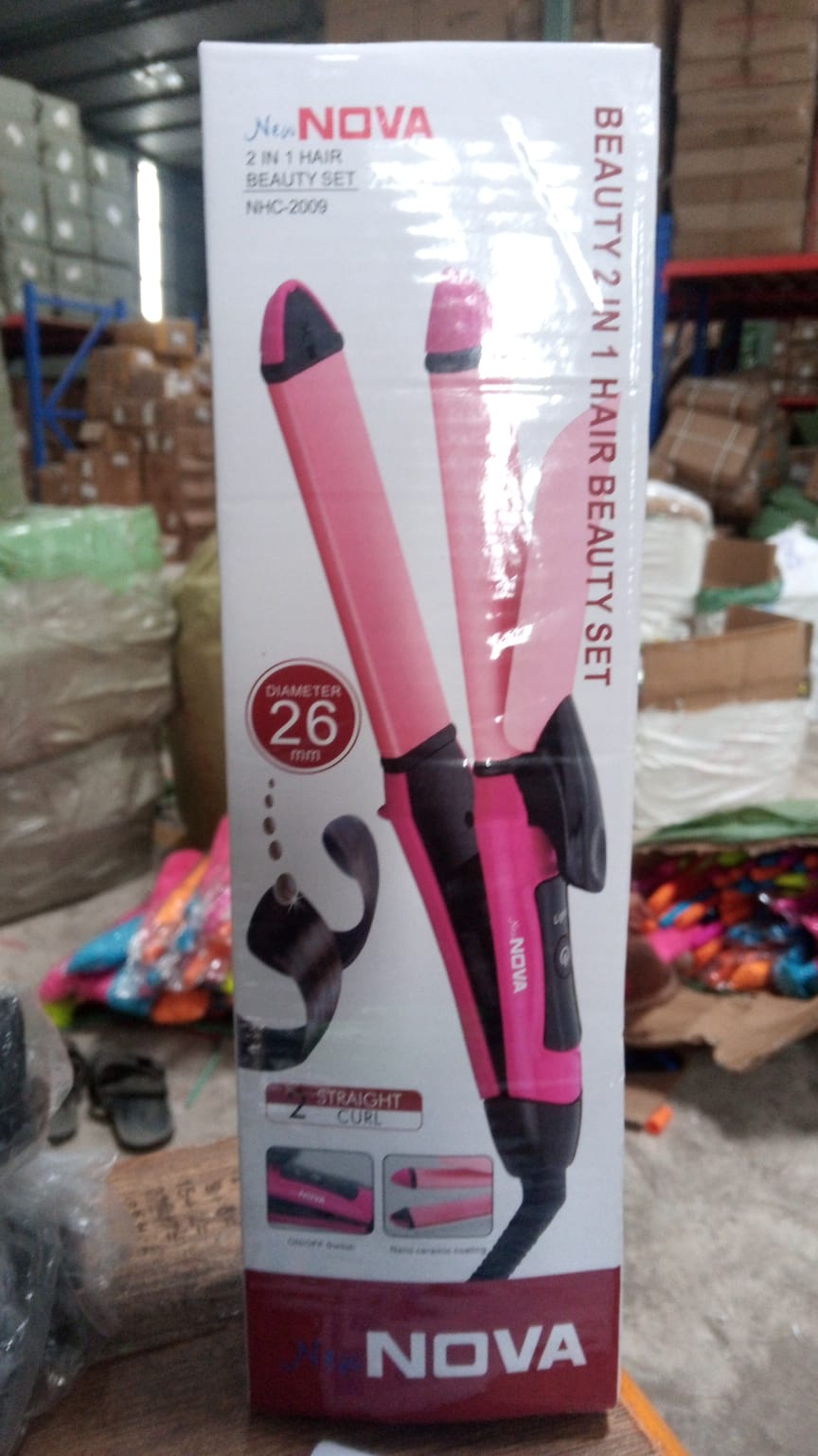 Multi-function hair straightener and curler. 2 in 1 hair straightener, hair curler machine, hair iron for women, straight and curl hair tool, ceramic hair styler, hair accessories for women