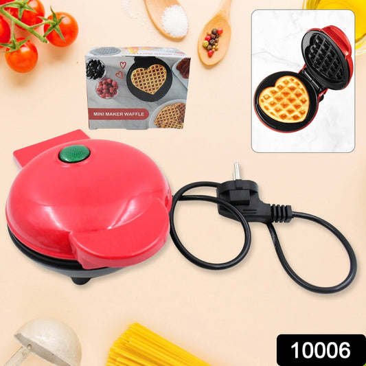 mini waffle maker machine non-stick cooking iron, compact waffle maker for paninis pancakes and snacks, breakfast snack maker with non-stick plates, easy to use mini waffle iron for home kitchen, 