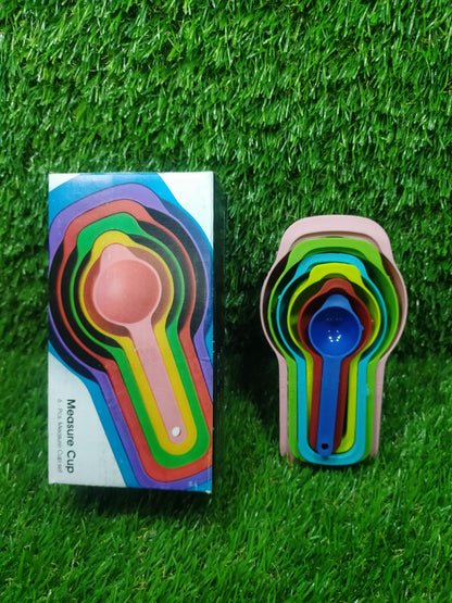 Measuring spoons with clear measurement markings, measuring spoons, kitchen measuring set, plastic measuring cups, multicolour spoons set, BPA free measuring set, cooking measuring spoons, baking tools