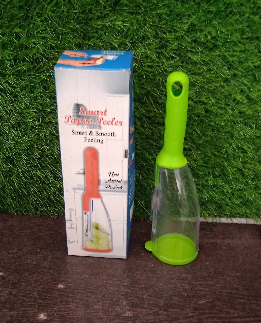 smart vegetable peeler, fruit peeler with container, stainless steel blade peeler, mango peeler, kitchen peeler with waste catcher, ergonomic fruit peeler