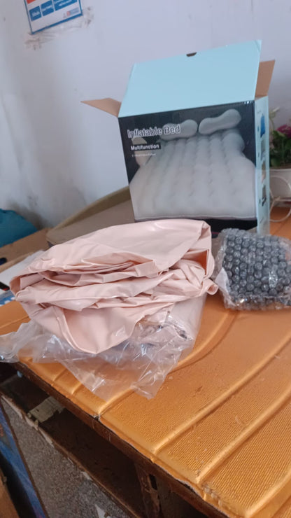 car air mattress with headrest and cushion,
