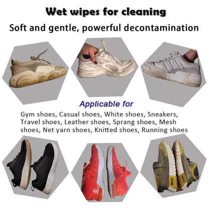 Cleaning wipes for shoes, travel size, and portable, shoe wipes, sneaker cleaner wipes, shoe cleaning wet tissues, leather shoe cleaner, disposable shoe wipes, travel shoe wipes, quick shoe cleaning tissue
