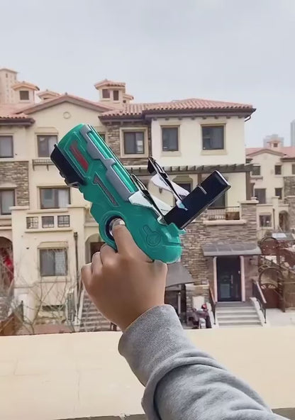 Airplane Launcher Toy Gun with 4 Foam Aircrafts | Shooting Game for Kids | Outdoor & Indoor Play | Birthday & Party Gifts