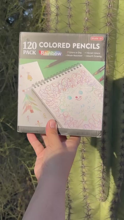 12 Pieces Rainbow Pencils – Pre-Sharpened Multicolor Writing & Drawing Pencils Set