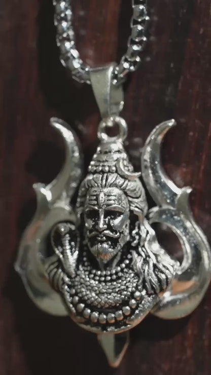 Men’s Silver Chain with Hanuman Pendant – Stainless Steel Casual Necklace